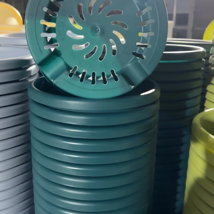 四季4号10个军绿色的花盆