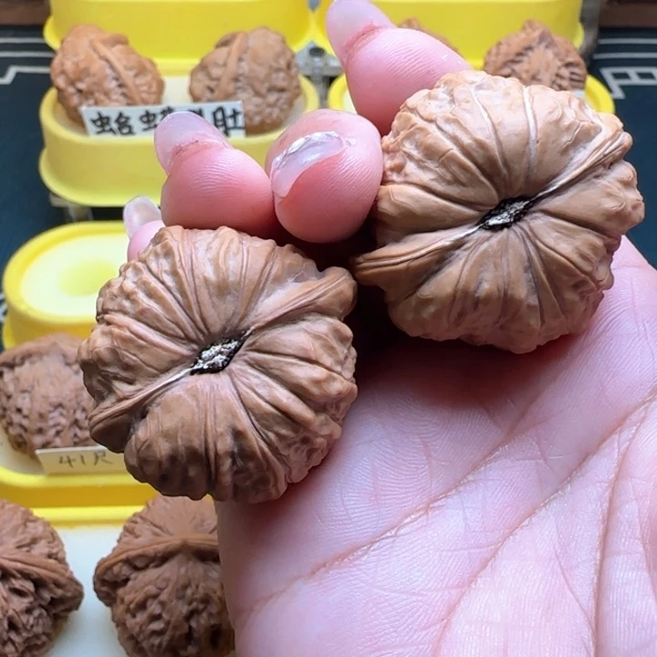 客*文玩核桃，南瓜墩，文玩核桃，南瓜墩