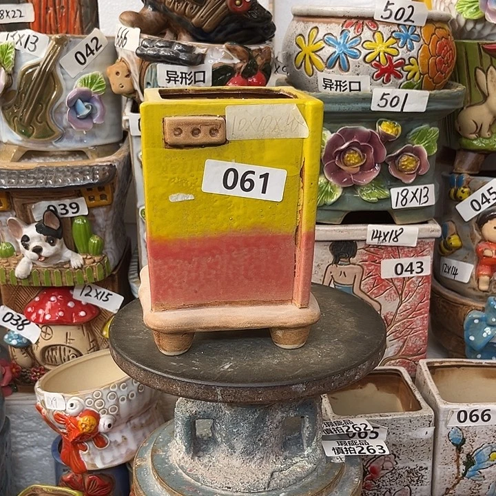 粗陶材质多肉花盆