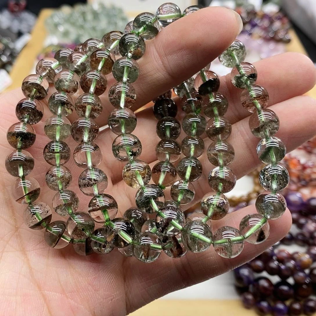 水晶手串未镶嵌多样性发货发一条