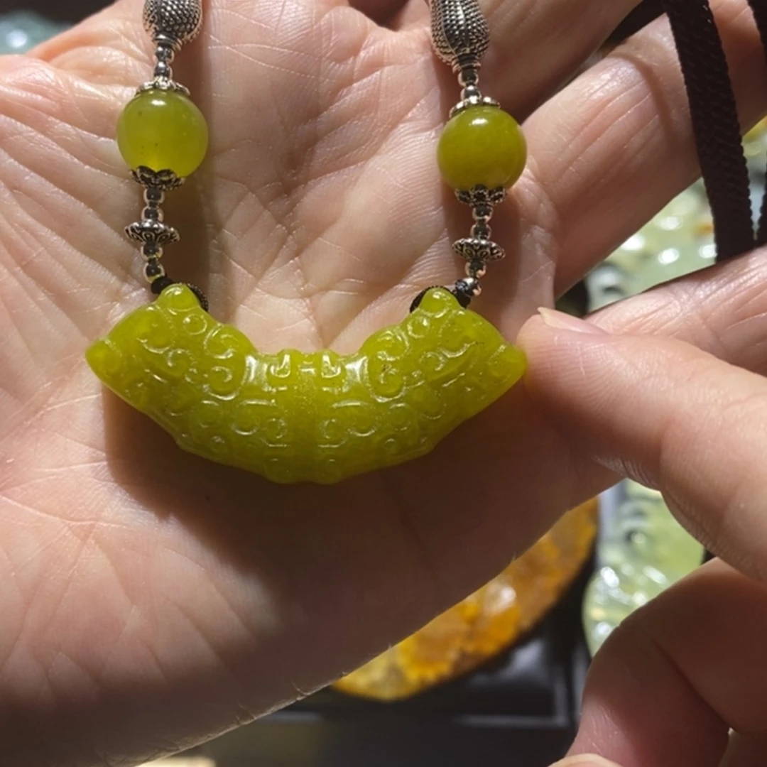 【闪购商品】岫玉毛衣链未镶嵌