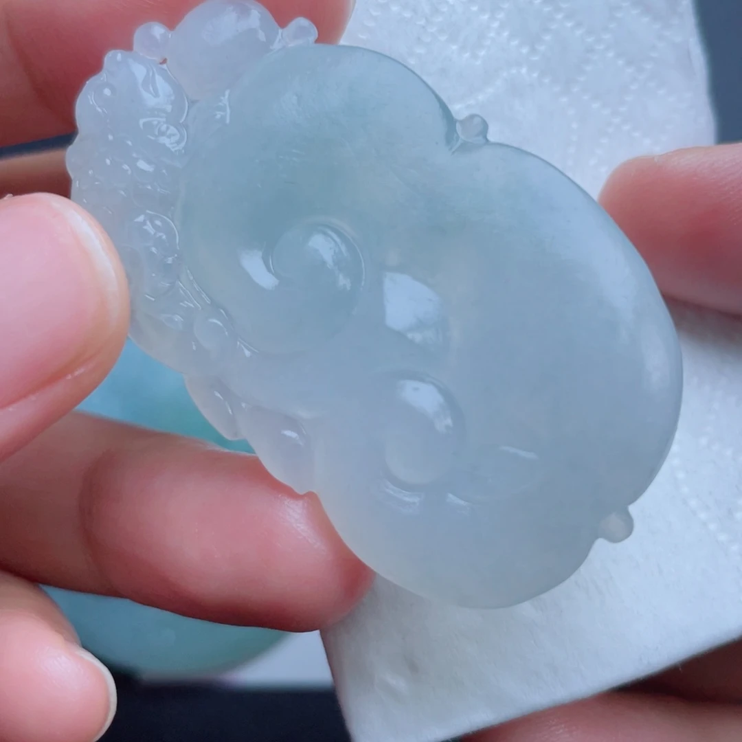 定制翡翠未镶嵌翡翠吊坠