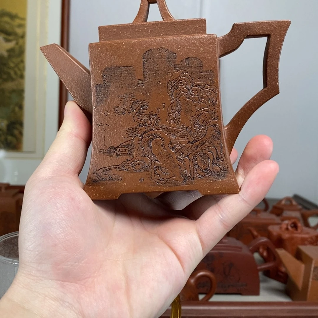 茶壶紫砂原矿泥料传统工艺制作