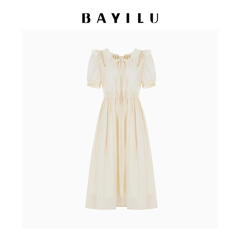 【小铃铛】芭依璐女装夏季新款时尚连衣裙86L7076Z