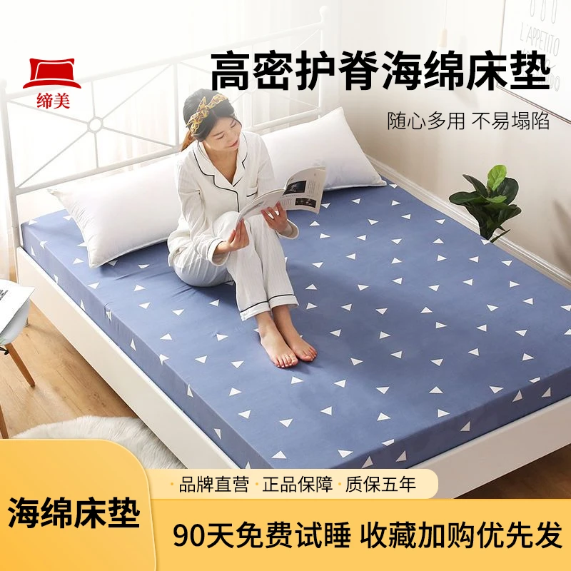 95D高密度海绵床垫高弹柔软榻榻米舒适单双人垫家用搭海绵垫床垫