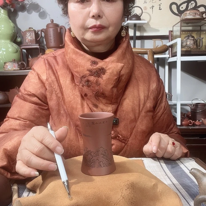 底槽青茶杯用****5原矿紫砂壶