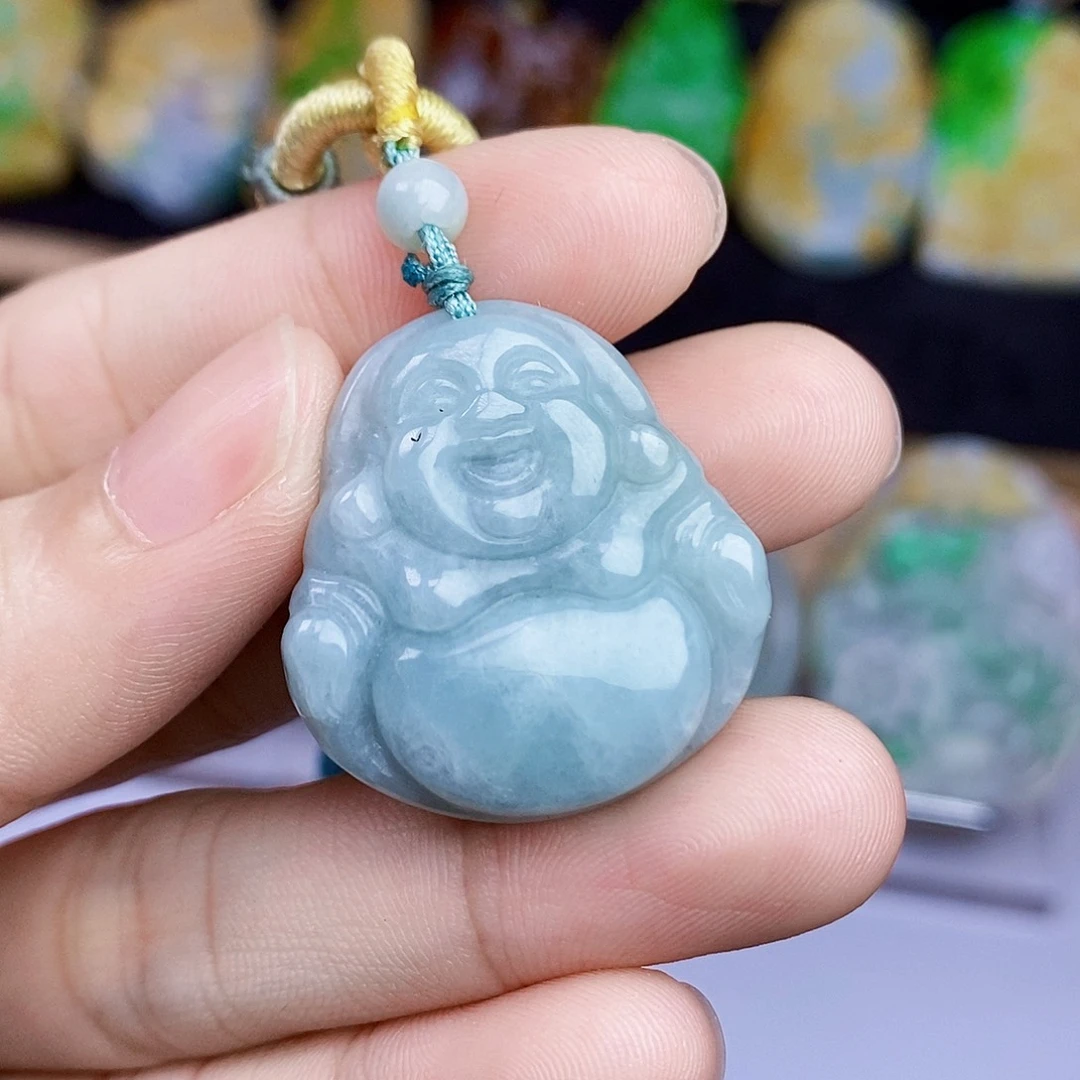 翡翠未镶嵌颈饰75567766
