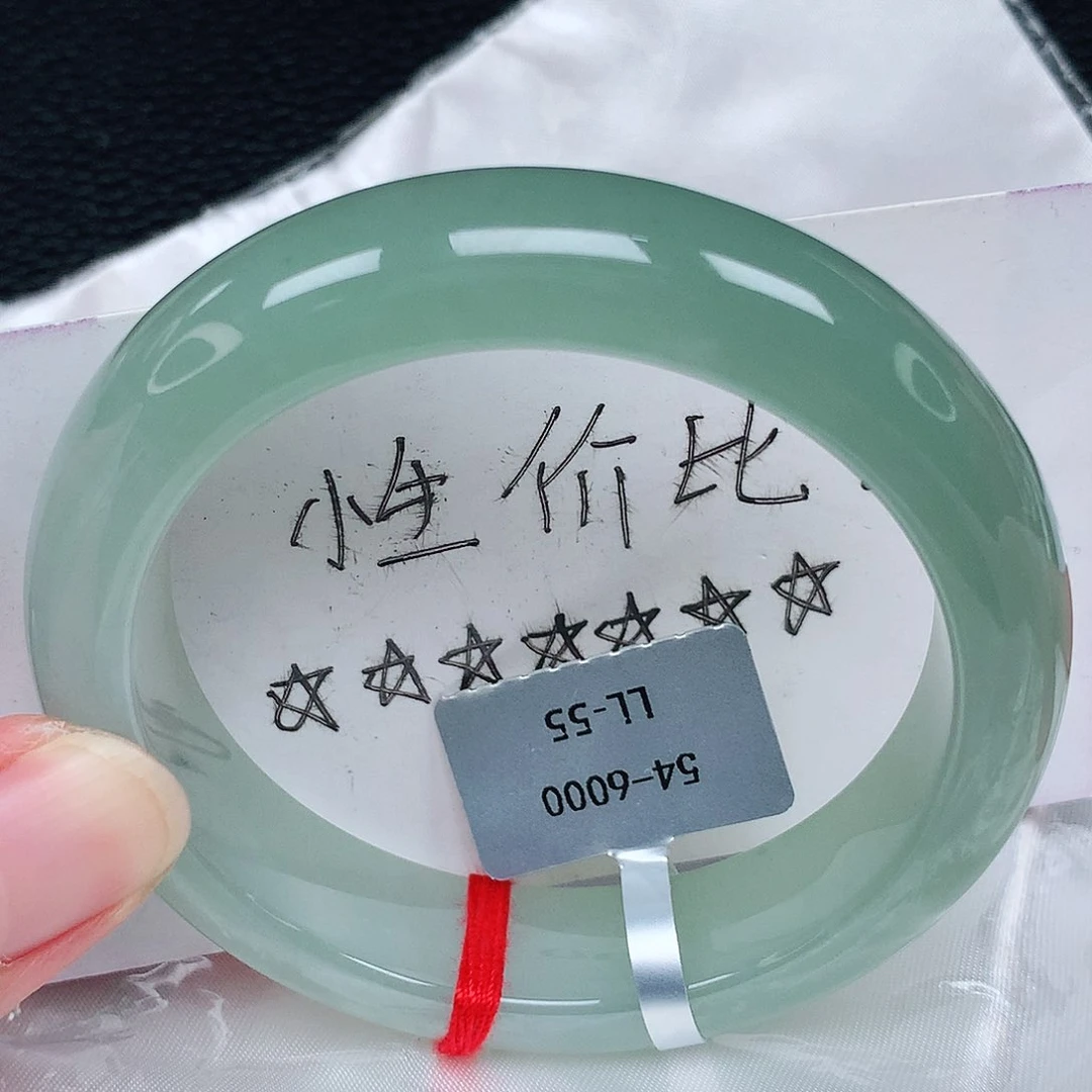 翡翠手镯未镶嵌缅甸天然A货翡翠手镯5354