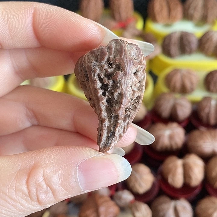 文玩核桃把件$**$异形单只