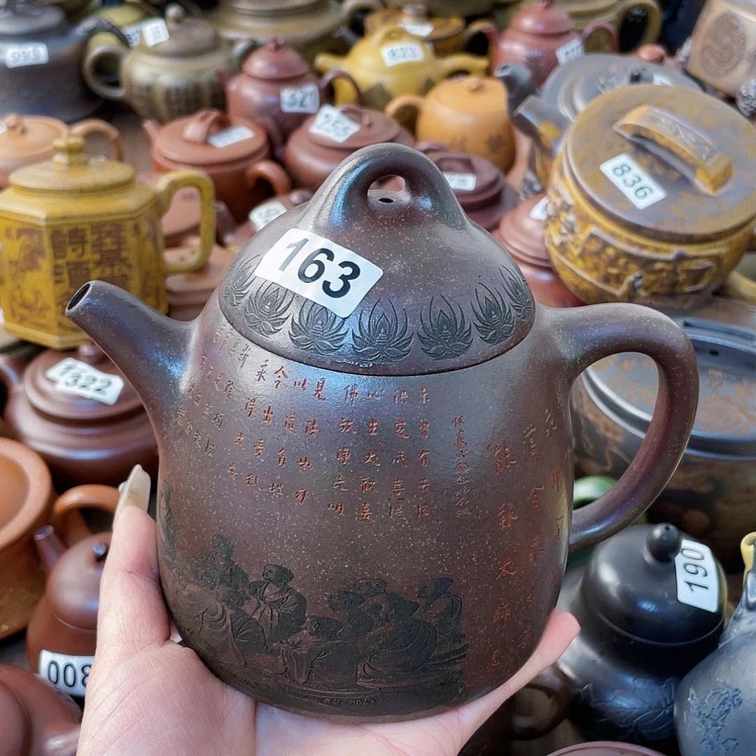 紫砂茶壶老**图紫砂微瑕