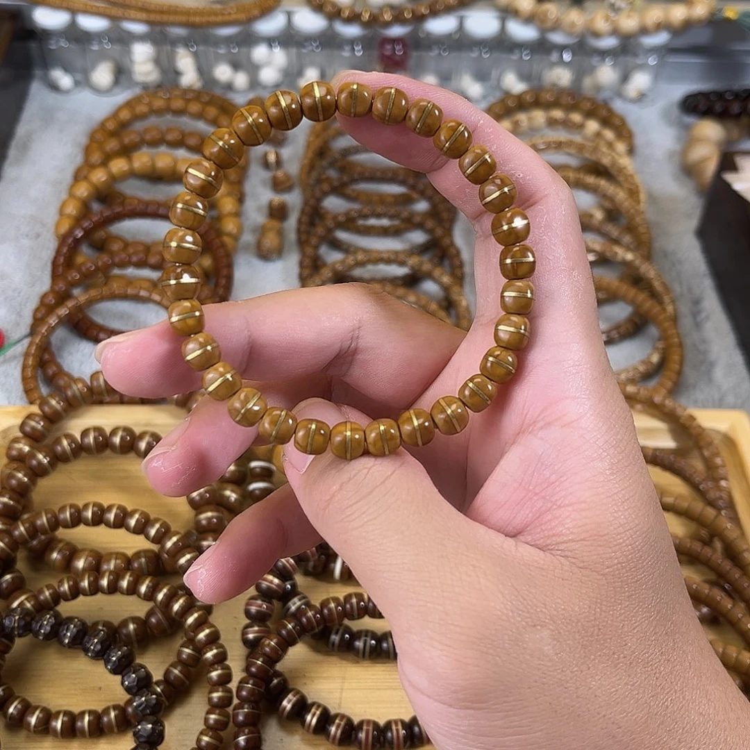 手串紫金鼠六方一线