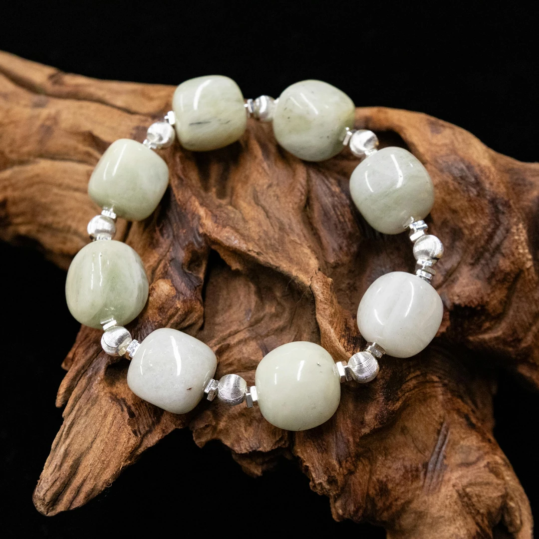 「九浔赤木」水晶手串 创意设计 手串diy