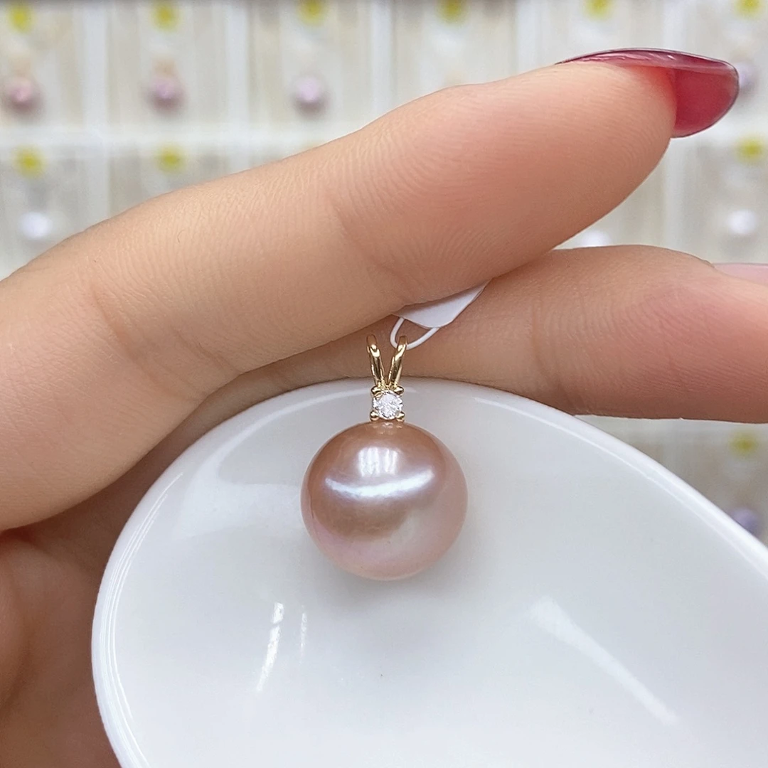 颈饰合金淡水珍珠