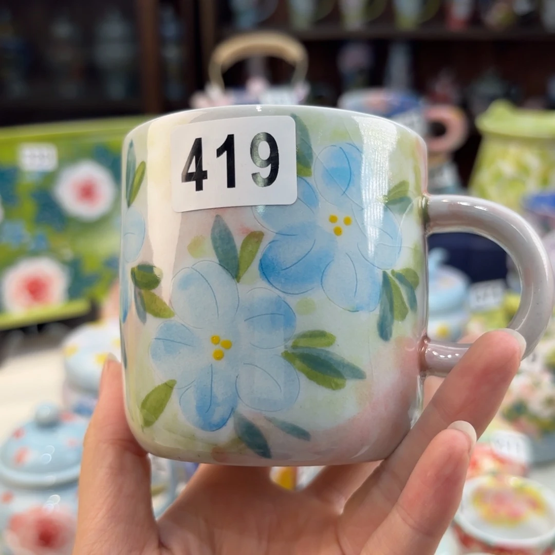 景德镇手绘高温釉下彩陶瓷茶具