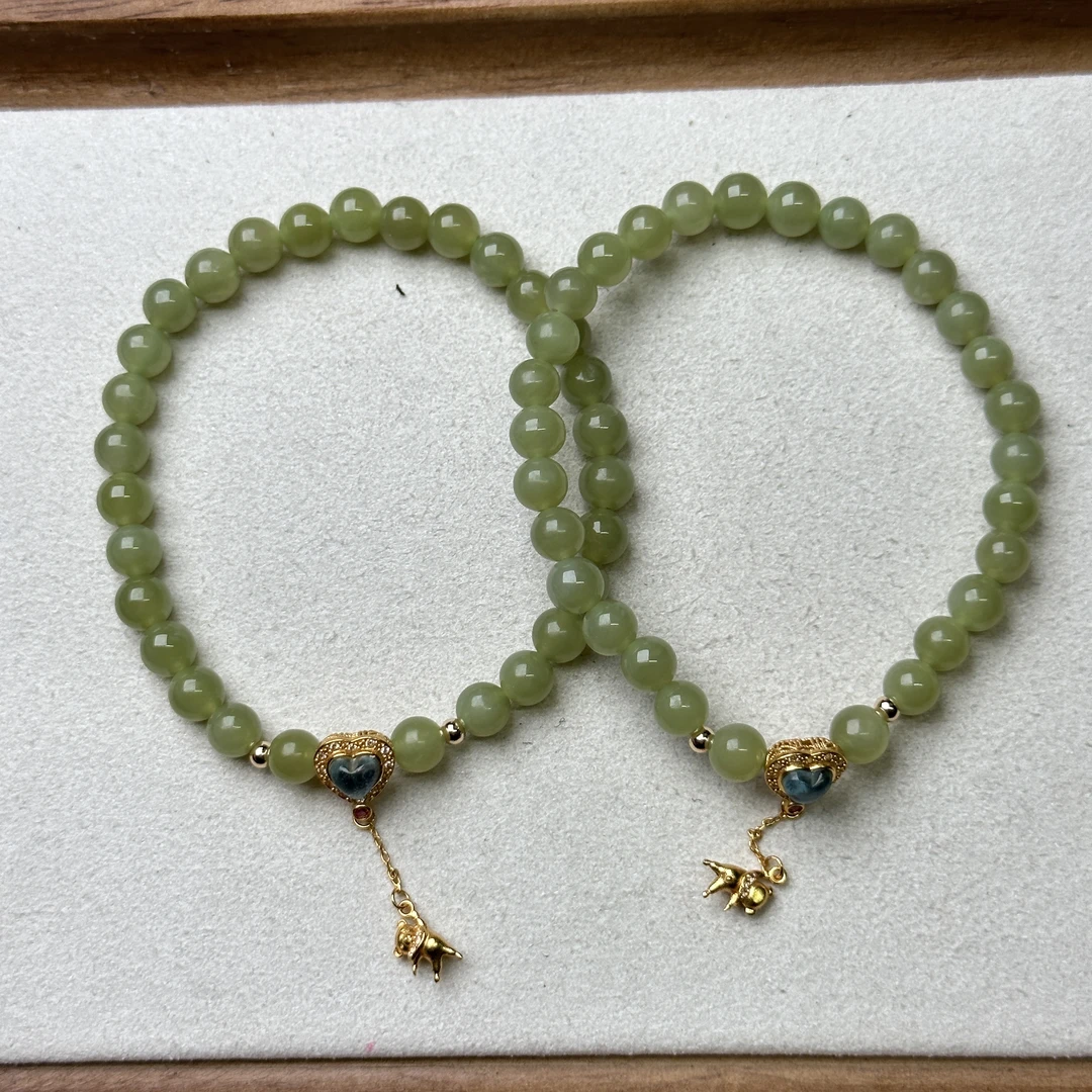 【y6】和田玉手串多样性发其一