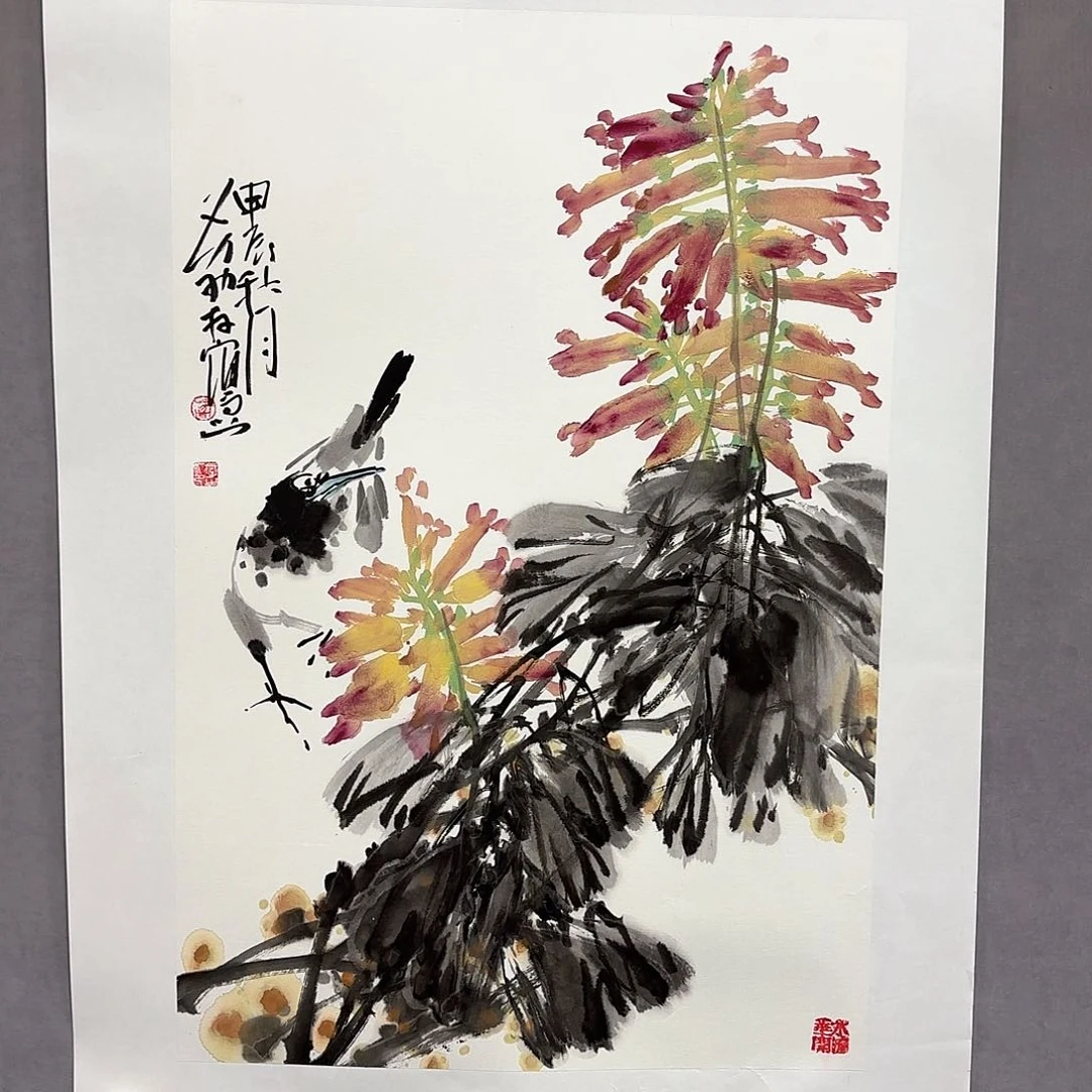 国画国画纯手绘作品请放心去藏