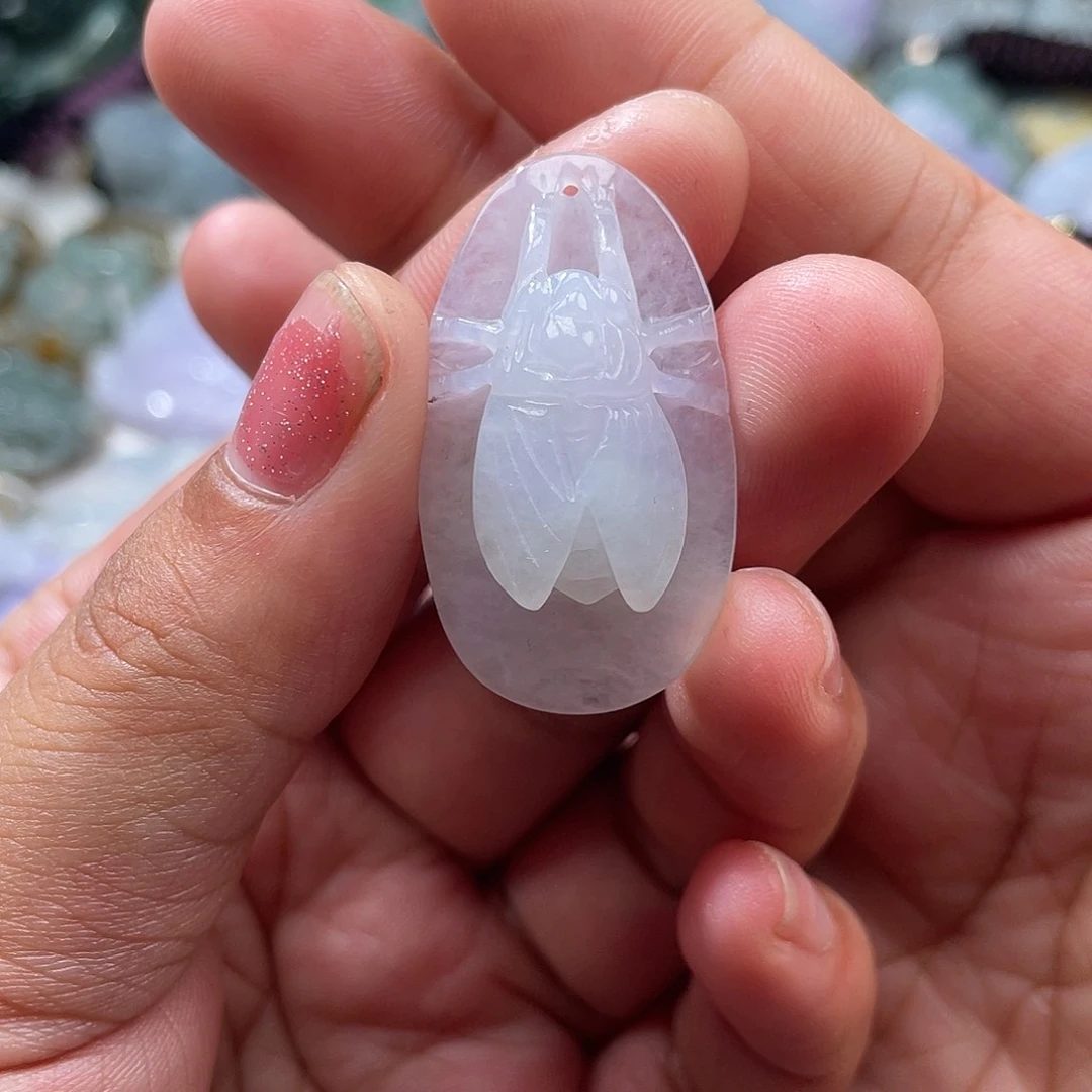 翡翠未镶嵌颈饰翡玉缘翡翠