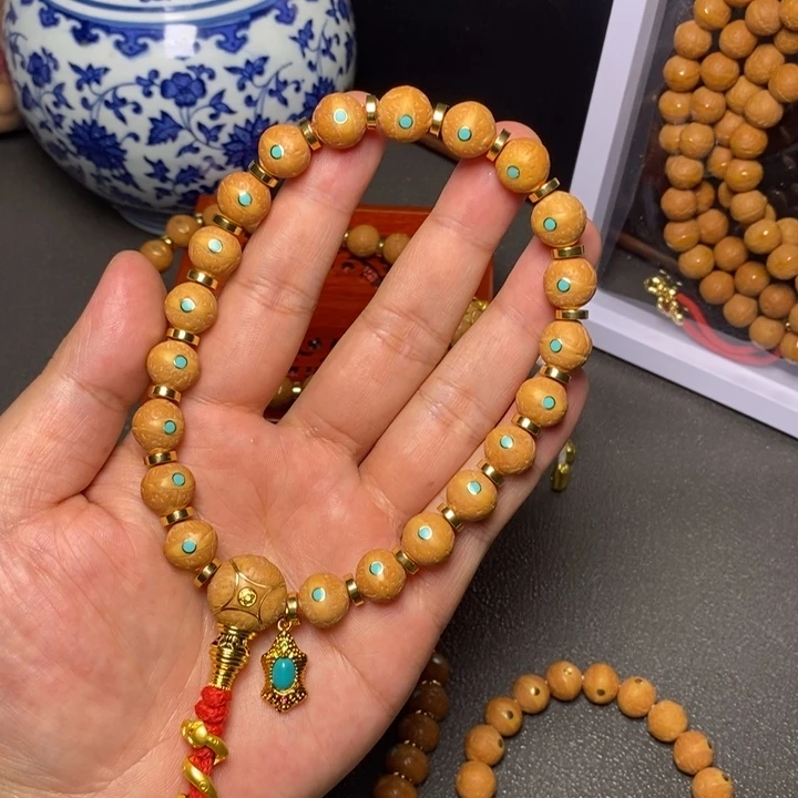 凤眼菩提手串彬*尼泊尔