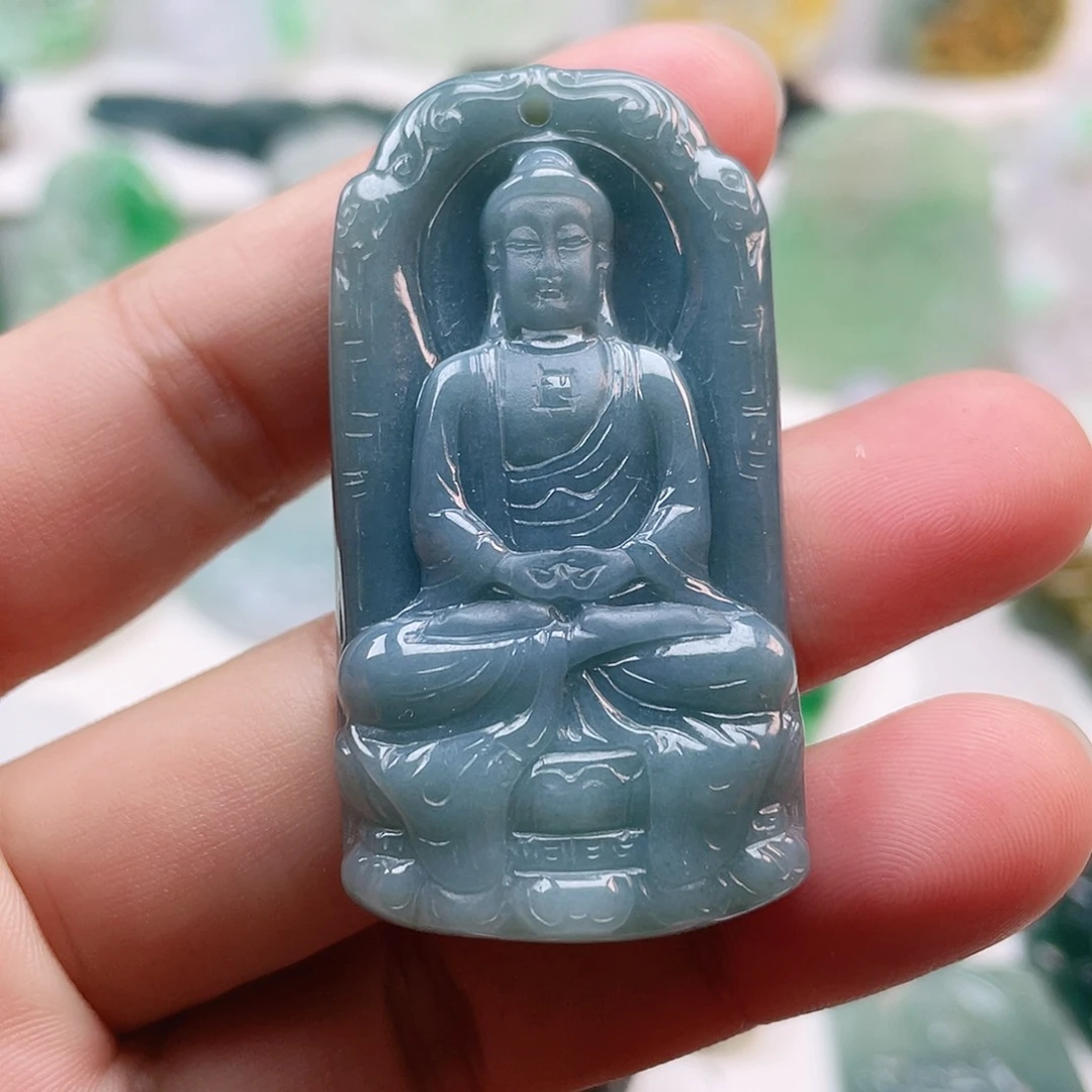 翡翠颈饰未镶嵌大日