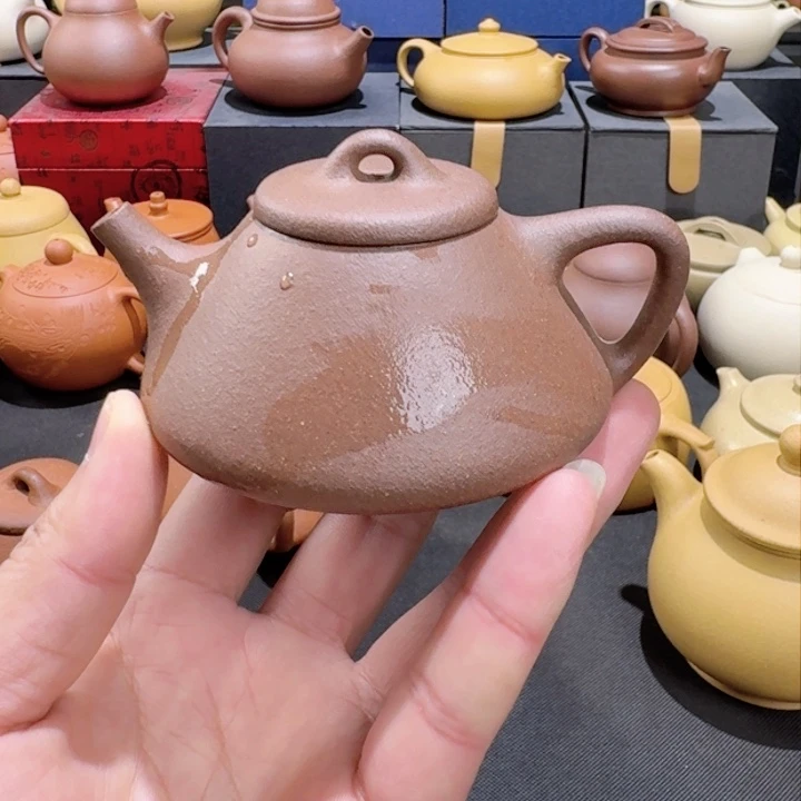 茶壶紫砂紫泥子冶130cc