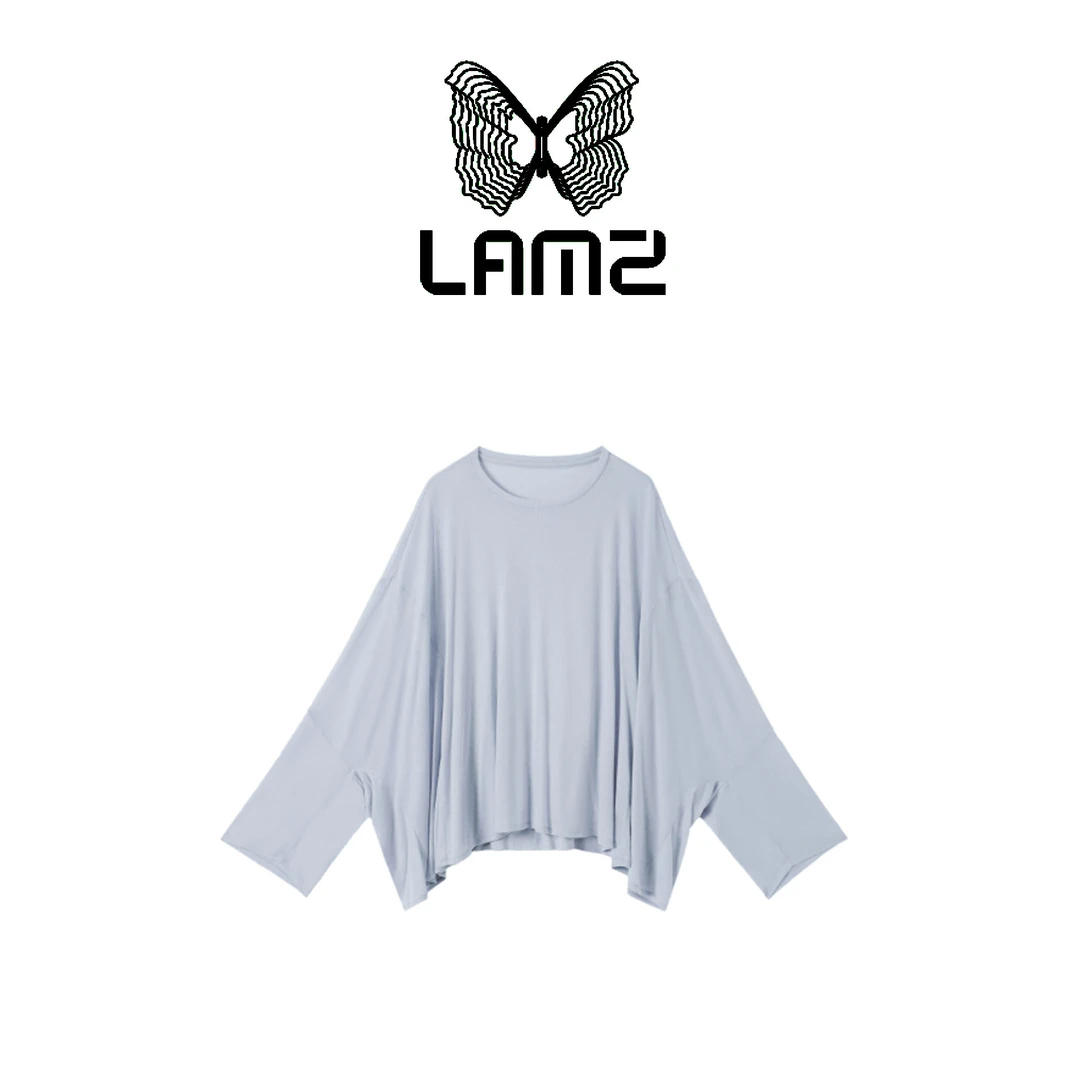 lamz 秋冬简约慵懒风休闲百搭垂感长袖上衣 52CX1230