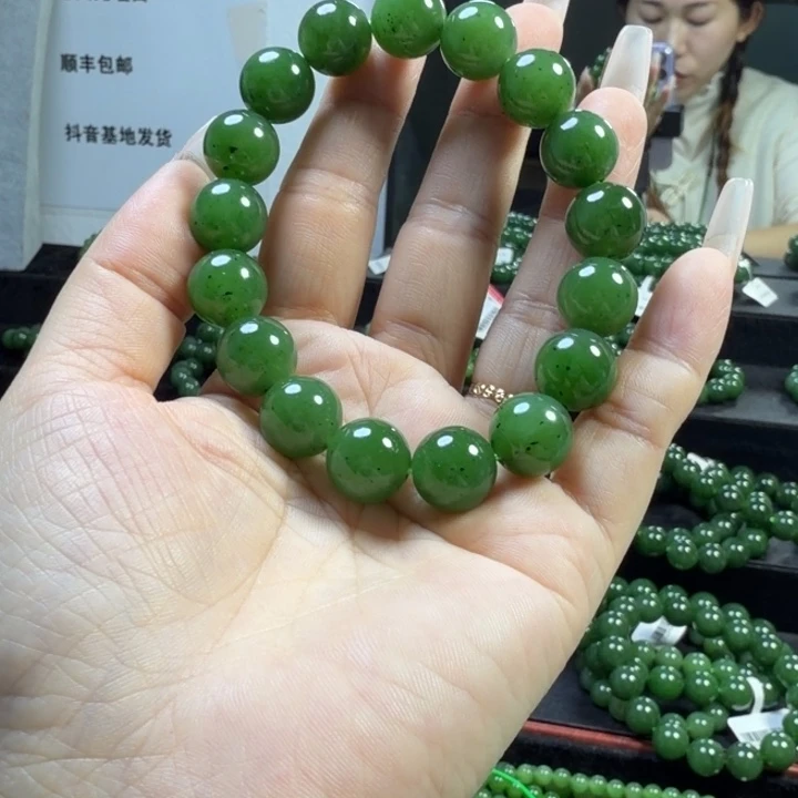 和田玉（碧玉）未镶嵌手链10