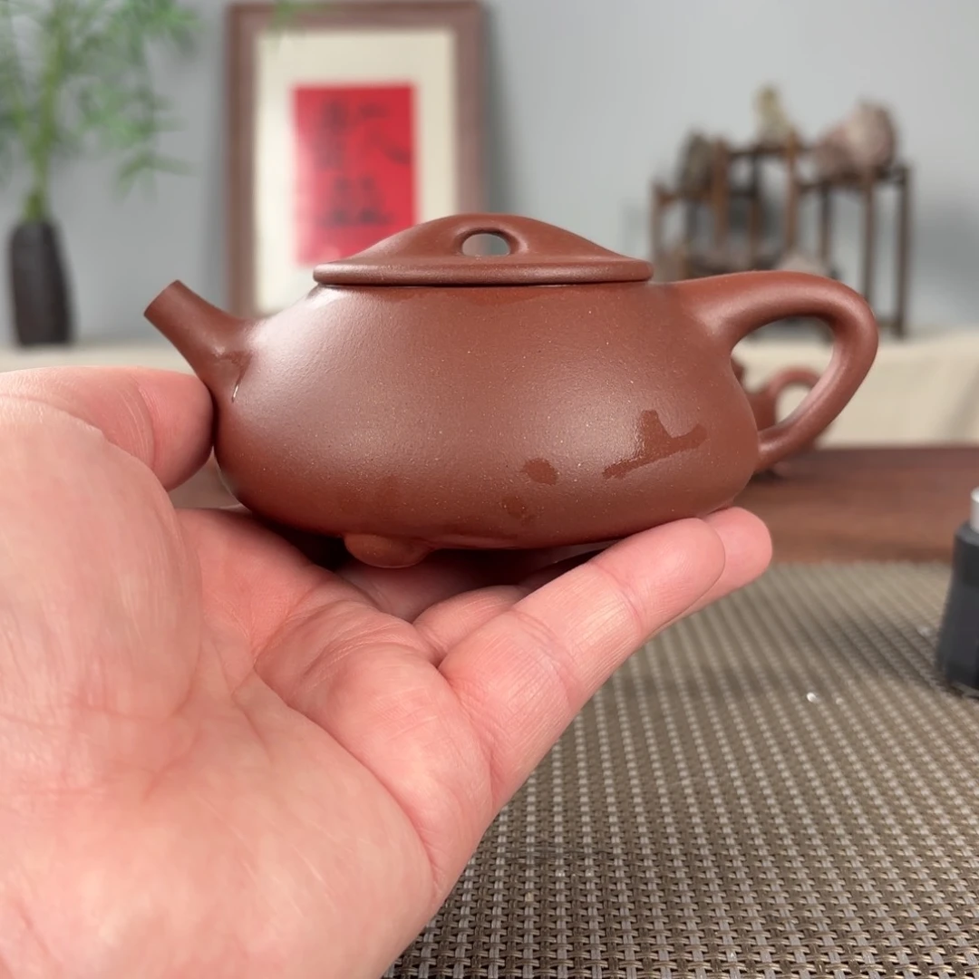 紫砂茶壶w****o微瑕黄龙山原矿紫砂壶