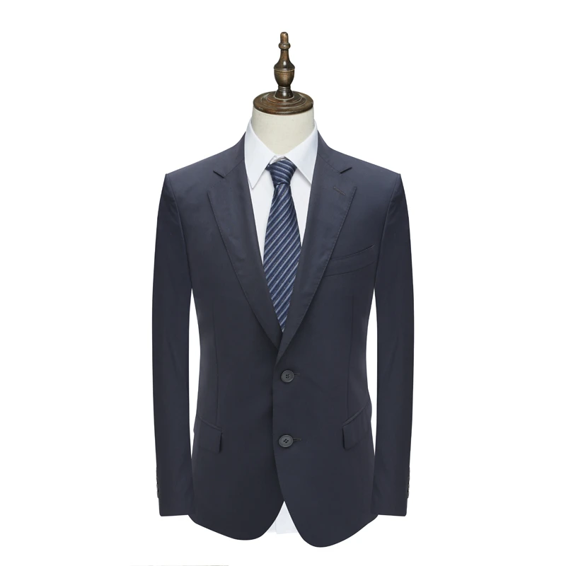 AS62奥 春秋男式西服 两粒扣无开衩商务西装外套 14QD21770