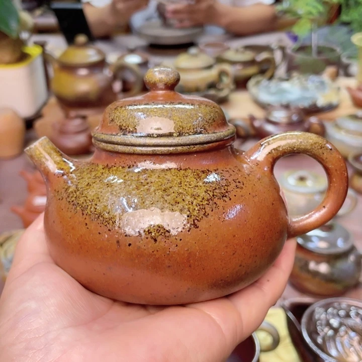 茶壶紫砂纯自然高温裸柴烧300