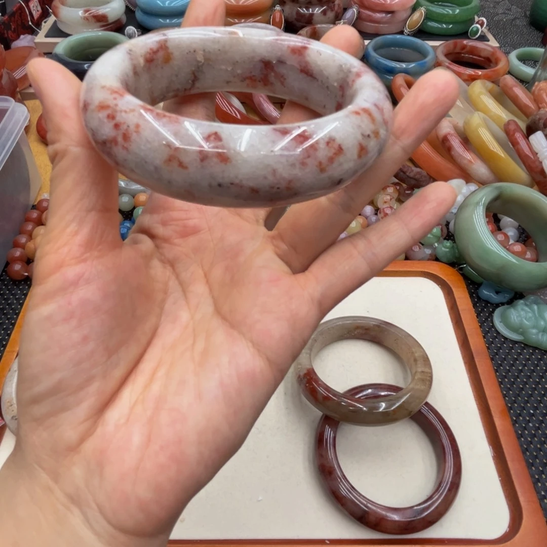 石英质玉未镶嵌圈口58