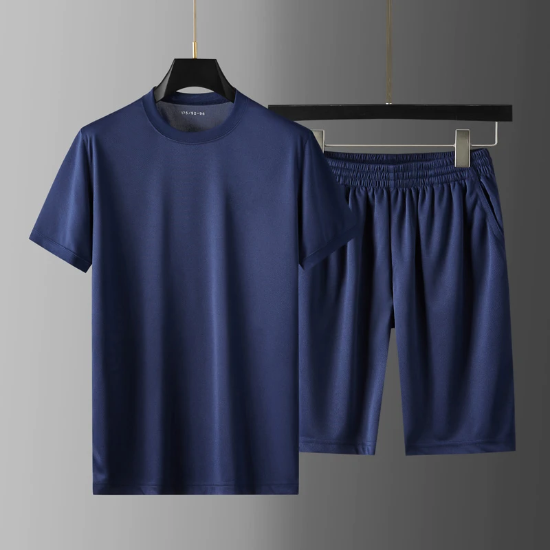 夏装新款正品短袖体能训练服套装火焰蓝户外运动救援速干宽松上衣