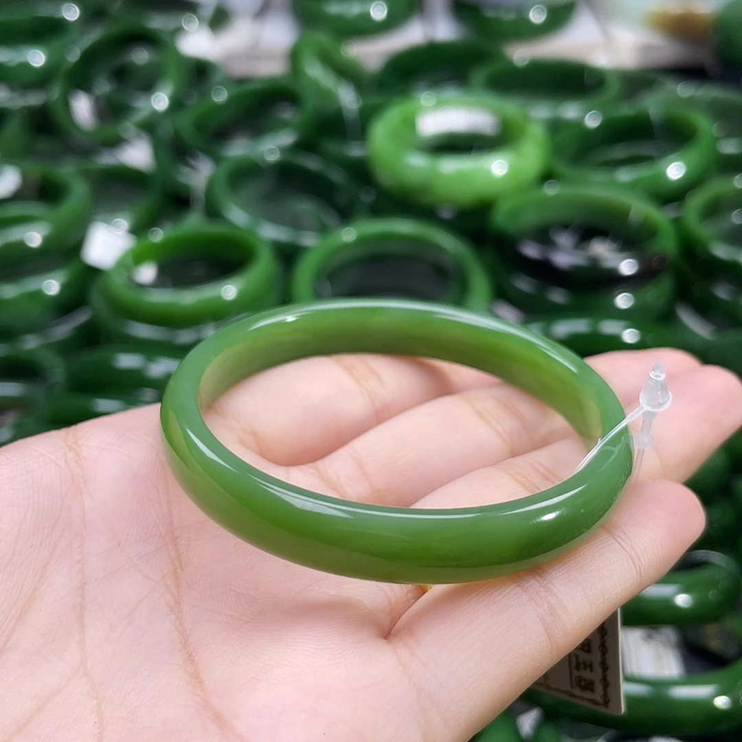 未镶嵌手镯和田玉（碧玉）敏*行