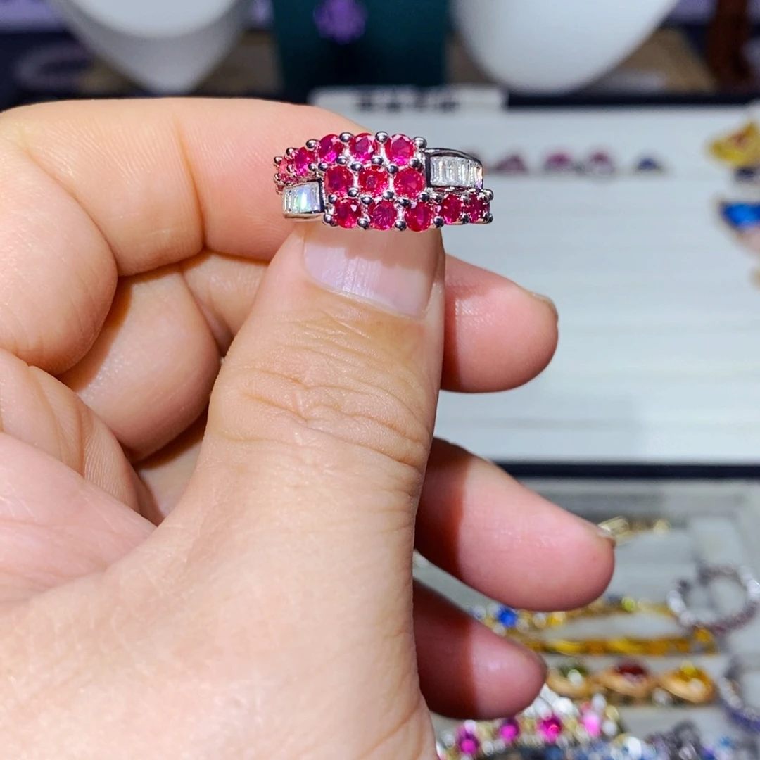 银S925镶嵌耳饰紫晶