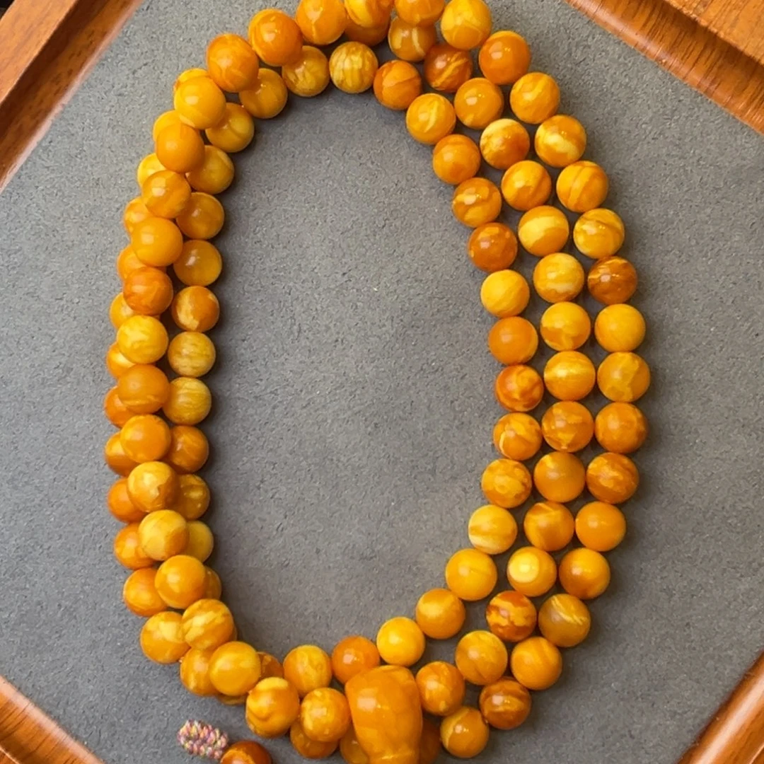 蜜蜡未镶嵌吊坠(不含链)