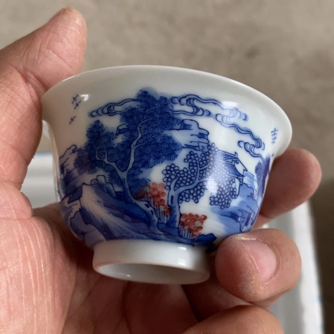 杯景德镇高温还原陶瓷