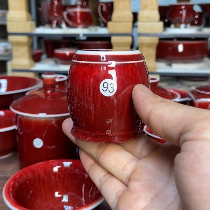 景德镇名陶雅玩原矿郎红