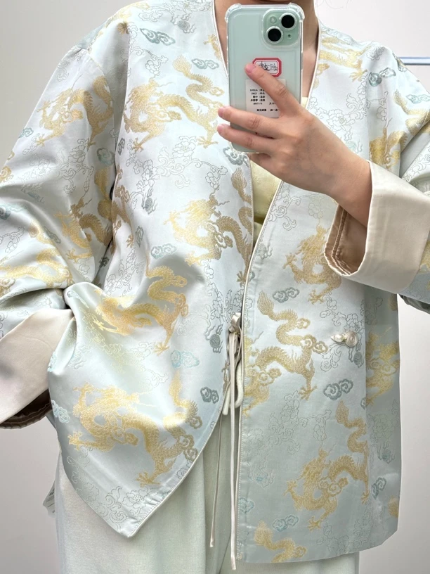 桑蚕丝 宋锦外套