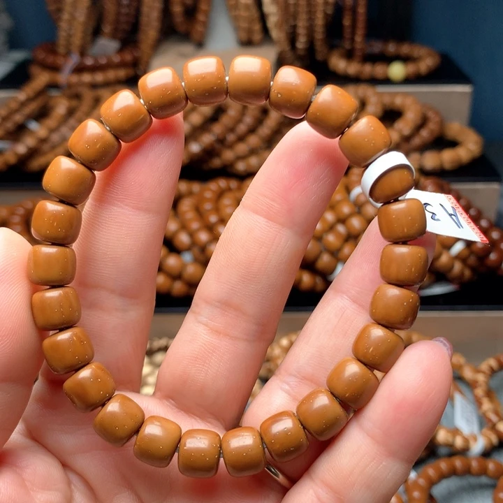 非金属木质紫金鼠黄金甲9×8道珠老型单圈精品