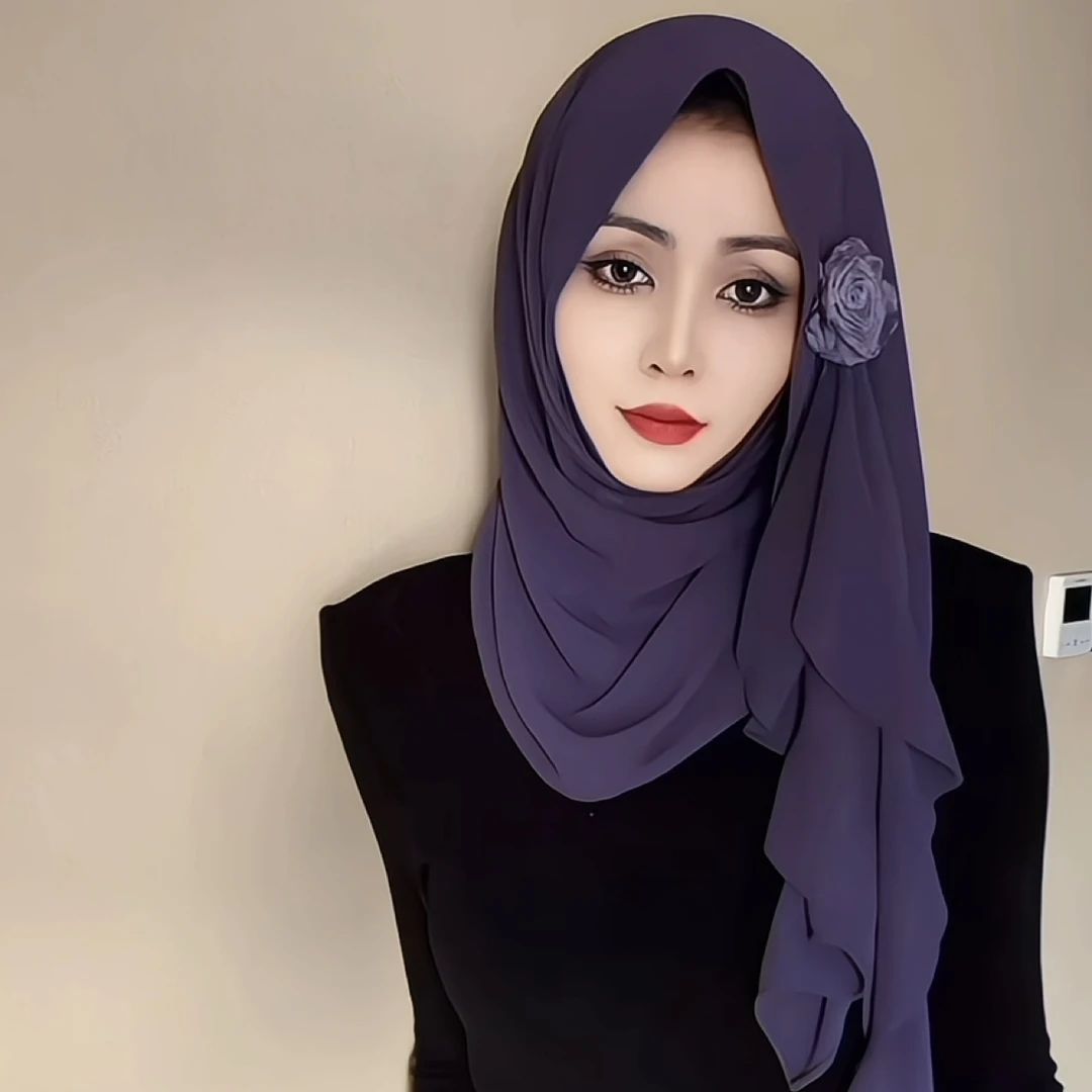 干枯玫瑰飘带绕巾MY77送盒针）