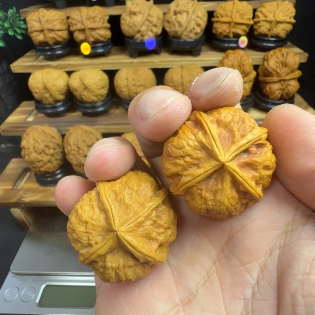 文玩核桃把件10金甲炸四33尺