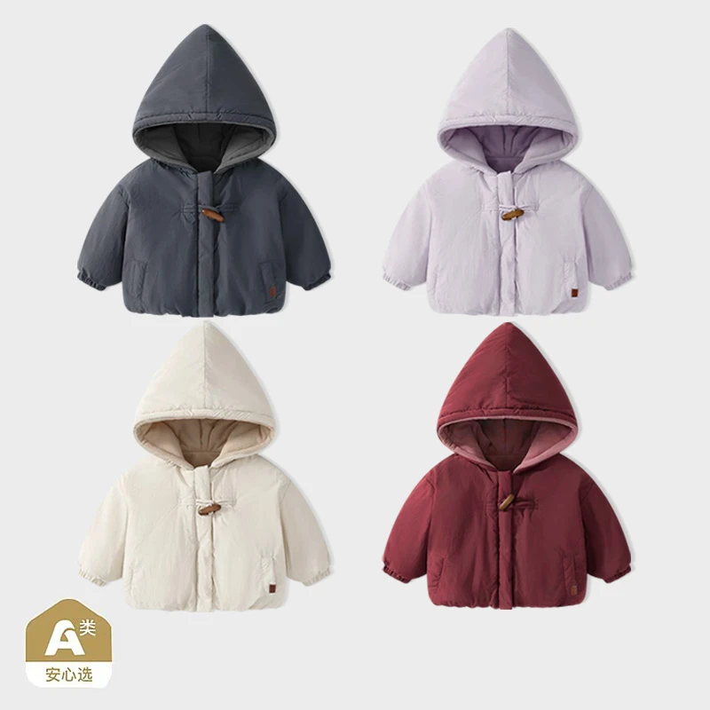 【三防绗棉巫师帽加绒保暖2】婴儿冬装宝宝巫师帽休闲冬季洋气外套