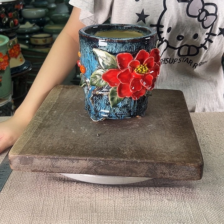 泳坤堂石湾盆陶瓷