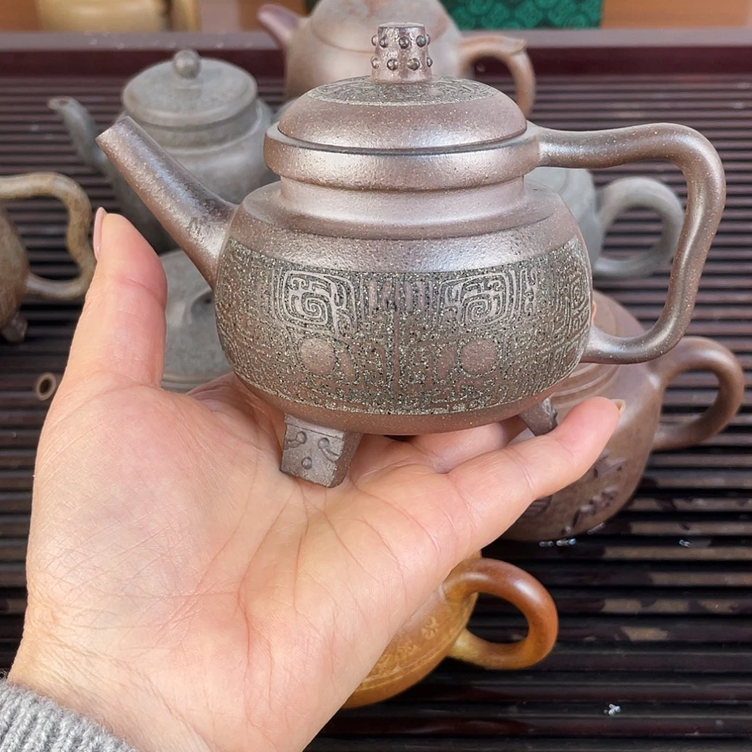 紫砂茶壶三拼半手工制作工艺