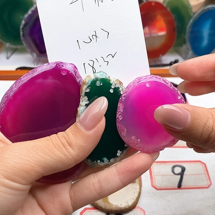 千***过玛瑙/玉髓合金颈饰