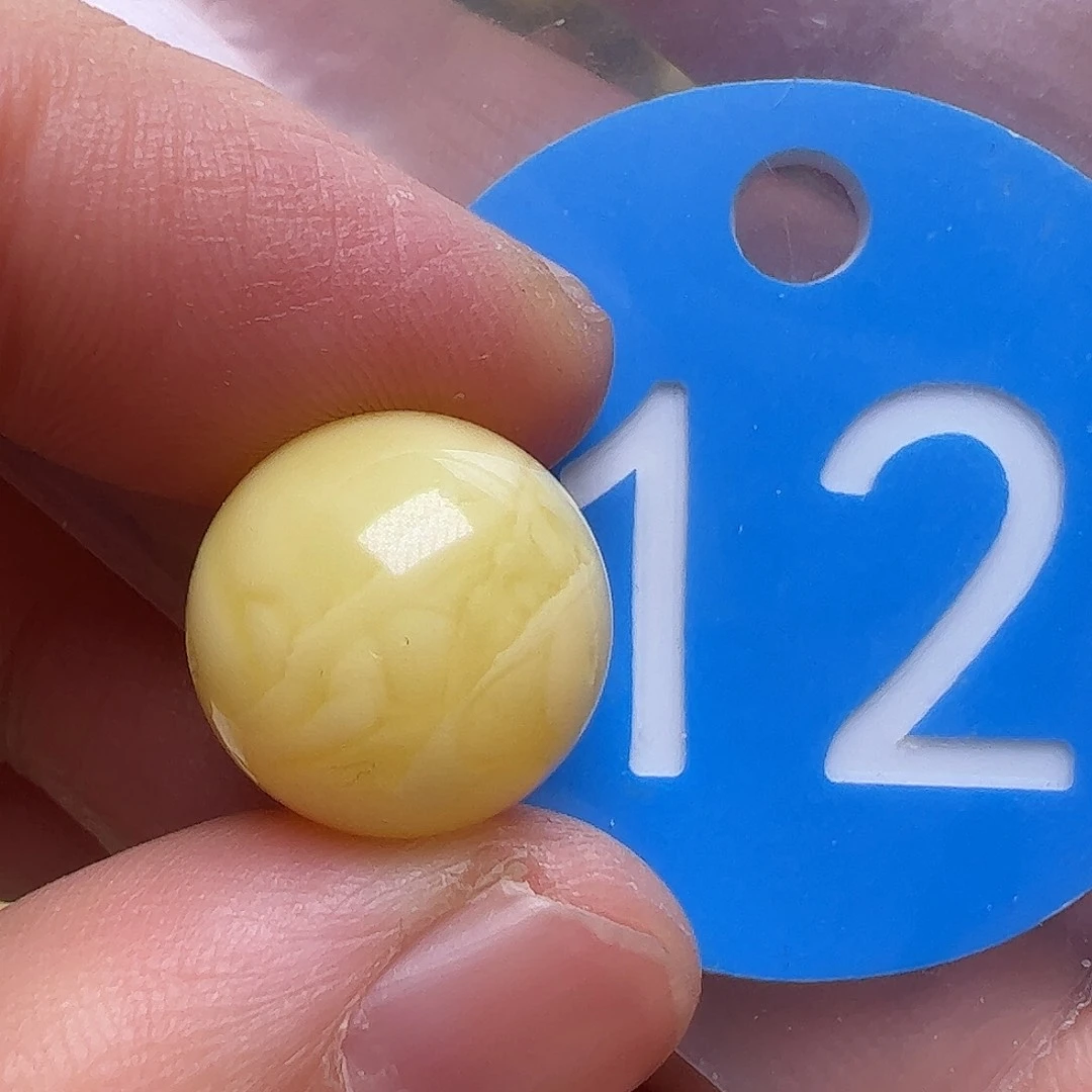 蜜蜡未镶嵌珠宝奇石13.5mm皮色