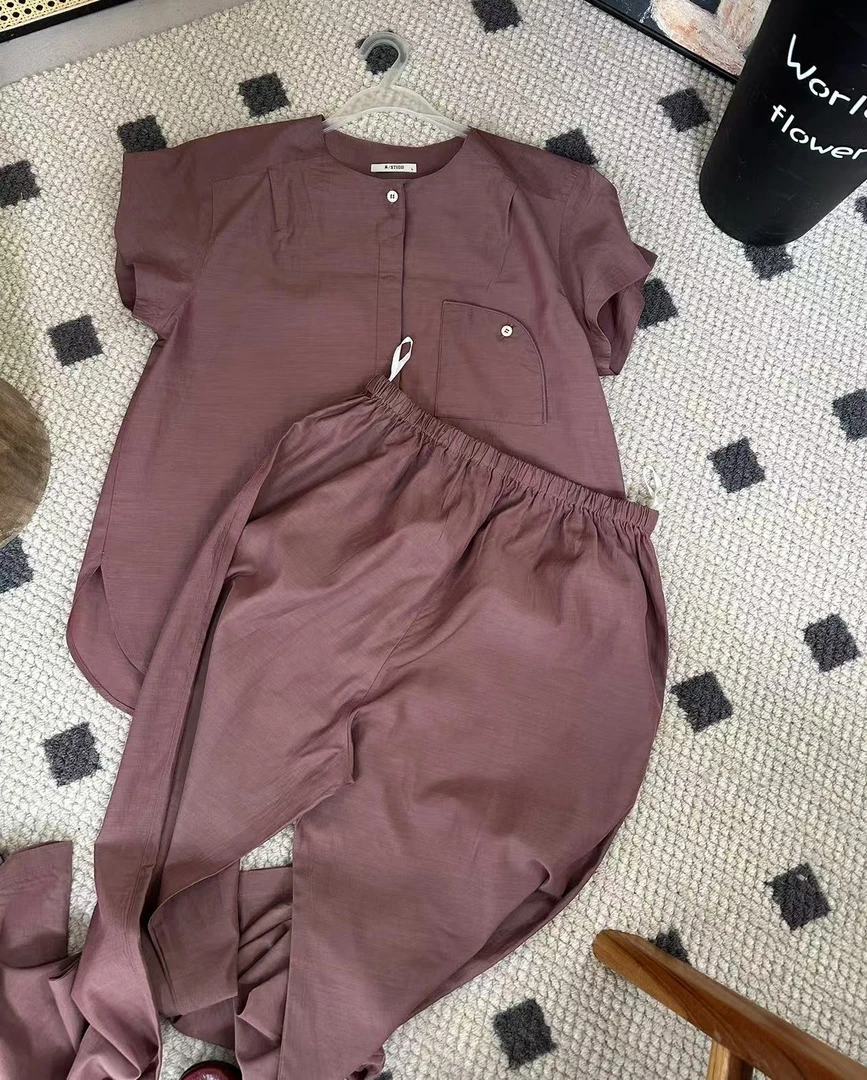 大禾自制:舒适家居服套装