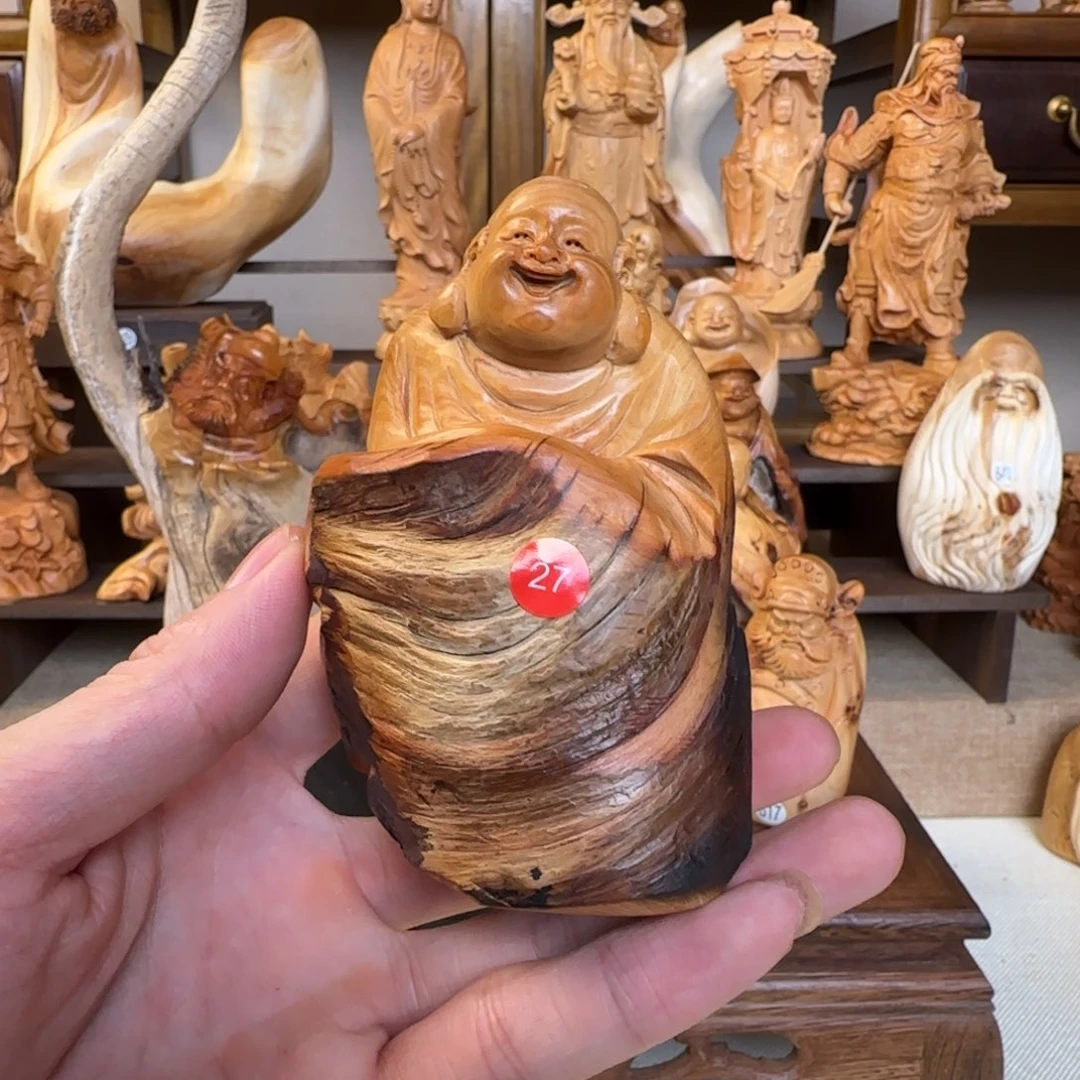 崖柏小木匠艺雕一物一拍