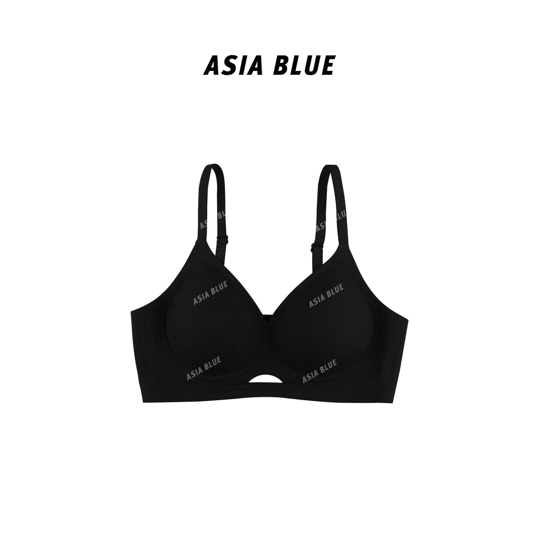 【ASIA BLUE】· 本羽 ·2025无痕固定一体杯薄款无钢圈美背内衣W1768