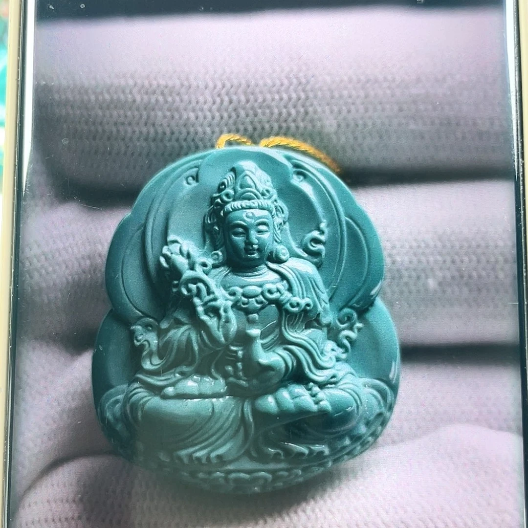 漂***馆绿松石未镶嵌车挂