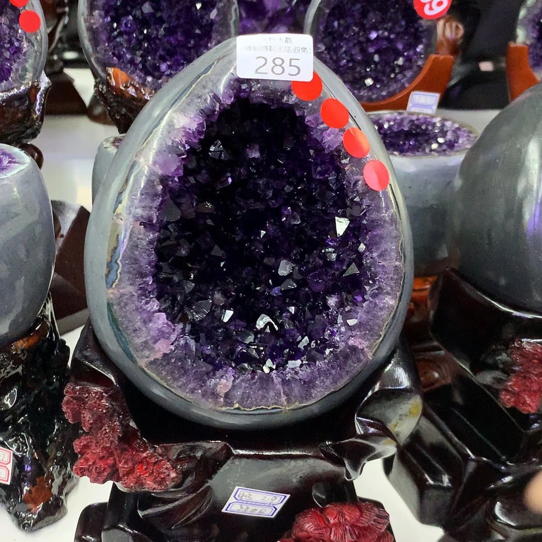 大型摆件（非配饰）水晶未镶嵌朱